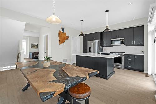 117 Hibiscus Lane, Hamilton, ON - Indoor Photo Showing Kitchen With Upgraded Kitchen