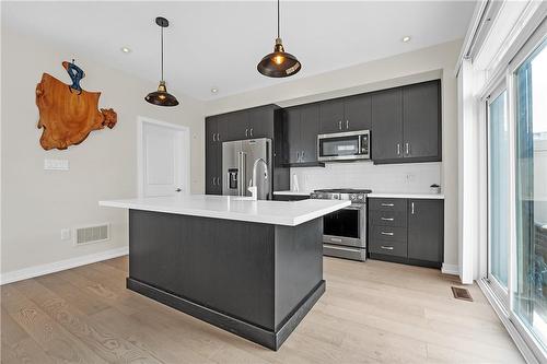 117 Hibiscus Lane, Hamilton, ON - Indoor Photo Showing Kitchen With Upgraded Kitchen