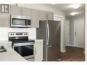 3409 28 Avenue Unit# 417, Vernon, BC  - Indoor Photo Showing Kitchen With Stainless Steel Kitchen 