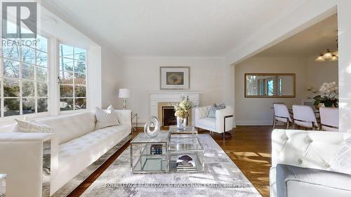 19 Strathgowan Crescent, Toronto (Lawrence Park South), ON - Indoor Photo Showing Living Room With Fireplace