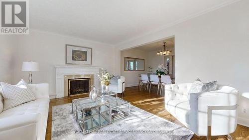 19 Strathgowan Crescent, Toronto (Lawrence Park South), ON - Indoor Photo Showing Living Room With Fireplace