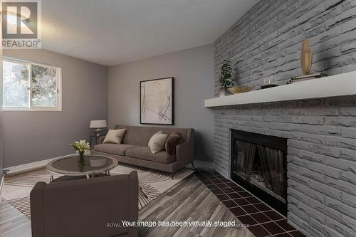 6065 Montevideo Road, Mississauga (Meadowvale), ON - Indoor Photo Showing Living Room With Fireplace