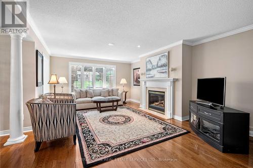 1134 Westhaven Drive, Burlington, ON - Indoor Photo Showing Living Room With Fireplace