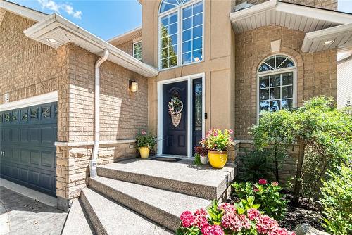 new aggregate front entryway - 54 Stonepine Crescent, Hamilton, ON - Outdoor