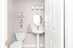 main floor powder room - 