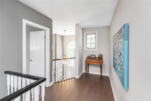 upper hallway open to foyer below - 54 Stonepine Crescent, Hamilton, ON - Indoor Photo Showing Other Room