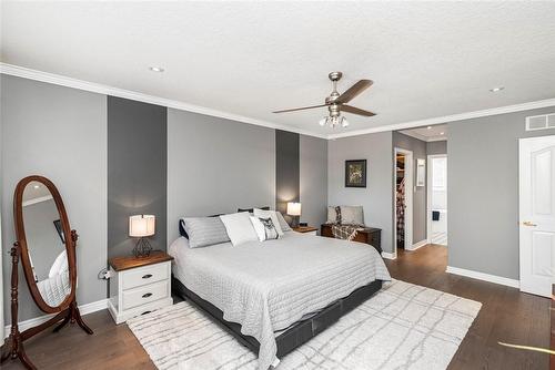 featuring 2 walk in closets - 54 Stonepine Crescent, Hamilton, ON - Indoor Photo Showing Bedroom