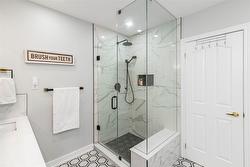 large glass shower - 