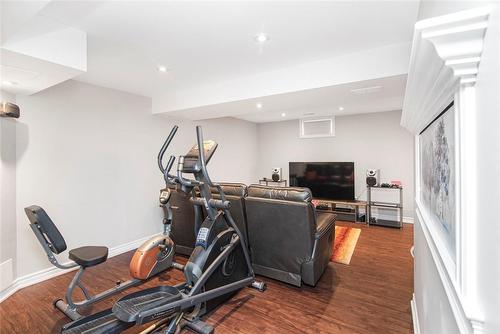 recreation room view 2 - 54 Stonepine Crescent, Hamilton, ON - Indoor