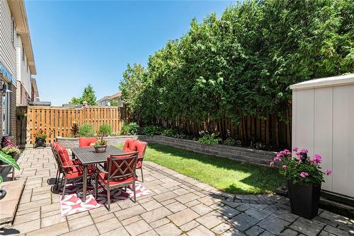 fully fenced in yard - 54 Stonepine Crescent, Hamilton, ON - Outdoor With Deck Patio Veranda