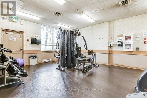 2502 - 195 Wynford Drive, Toronto (Flemingdon Park), ON - Indoor Photo Showing Gym Room