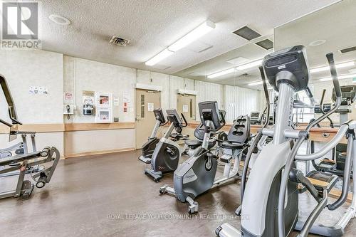 2502 - 195 Wynford Drive, Toronto (Flemingdon Park), ON - Indoor Photo Showing Gym Room