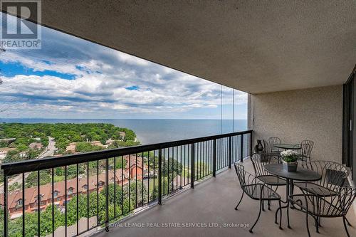 1905 - 2170 Marine Drive, Oakville (Bronte West), ON - Outdoor With Body Of Water With Balcony With View With Exterior