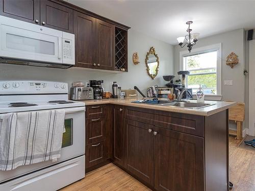 1044 Hillside Ave, Victoria, BC - Indoor Photo Showing Kitchen With Double Sink