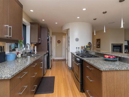 205 St. Andrews St, Victoria, BC - Indoor Photo Showing Kitchen With Double Sink With Upgraded Kitchen