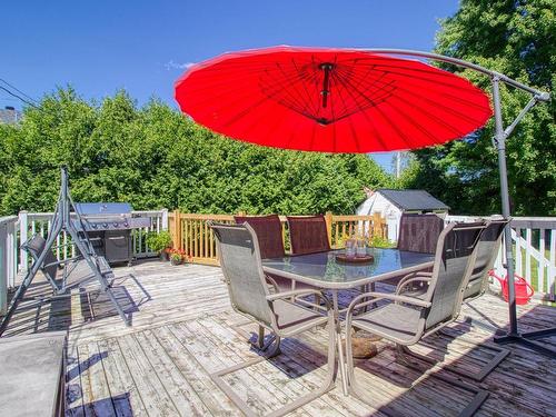 Terrasse - 6 Rue Lazure, Huntingdon, QC - Outdoor With Deck Patio Veranda With Exterior