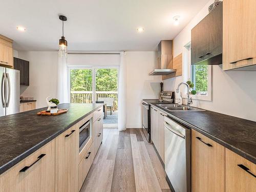 Cuisine - 6042 Rue Monet, Saint-Denis-De-Brompton, QC - Indoor Photo Showing Kitchen With Double Sink With Upgraded Kitchen