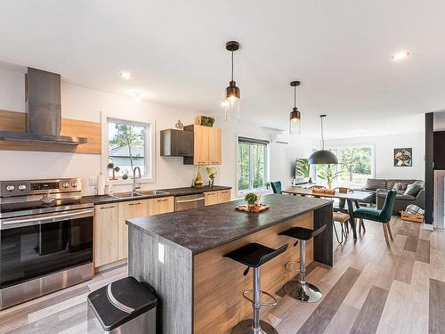 Cuisine - 6042 Rue Monet, Saint-Denis-De-Brompton, QC - Indoor Photo Showing Kitchen With Double Sink With Upgraded Kitchen