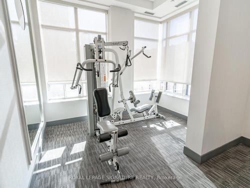 1802-55 Strathaven Dr, Mississauga, ON - Indoor Photo Showing Gym Room