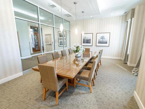 1802-55 Strathaven Dr, Mississauga, ON - Indoor Photo Showing Dining Room