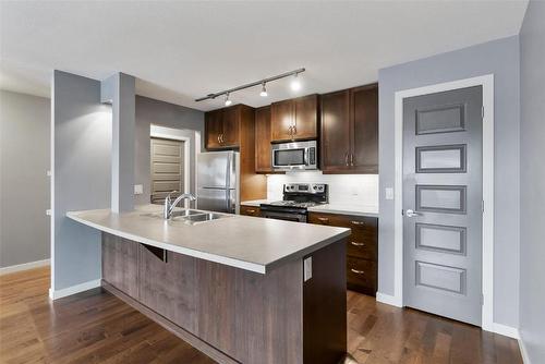 306-1777 Water Street, Kelowna, BC - Indoor Photo Showing Kitchen With Stainless Steel Kitchen With Double Sink