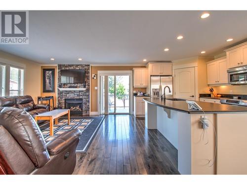 5409 Willow Drive, Vernon, BC - Indoor Photo Showing Other Room With Fireplace