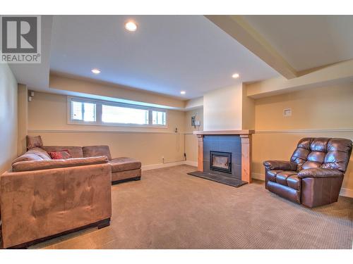 5409 Willow Drive, Vernon, BC - Indoor With Fireplace