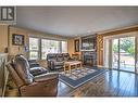 5409 Willow Drive, Vernon, BC  - Indoor Photo Showing Living Room With Fireplace 