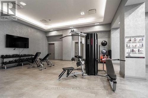 1710 - 30 Meadowglen Place, Toronto (Woburn), ON - Indoor Photo Showing Gym Room