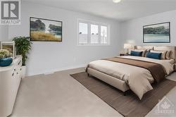 Master bedroom virtually staged - 