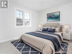 virtually staged bedroom - 