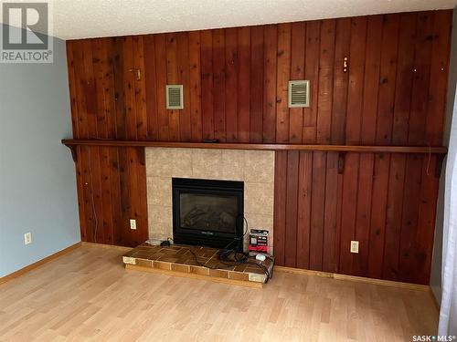 65 Bellamy Avenue, Birch Hills, SK - Indoor Photo Showing Living Room With Fireplace