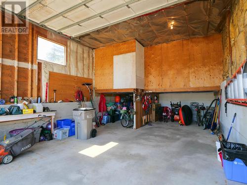 891 Funn Street, Quesnel, BC - Indoor Photo Showing Garage