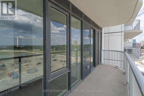 609 - 220 Missinnihe Way, Mississauga (Port Credit), ON - Outdoor With Balcony With Exterior