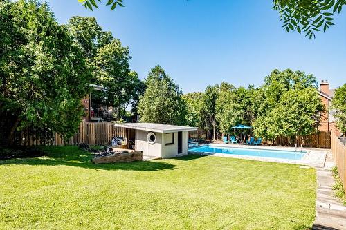 58 Hillcrest Avenue, Hamilton, ON - Outdoor With In Ground Pool With Backyard