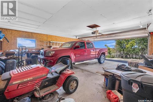 Meridian Road Brown Acreage, Colonsay Rm No. 342, SK - Indoor Photo Showing Garage