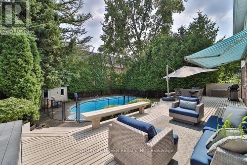 25 Ferrah Street, Markham (Unionville), ON - Outdoor With In Ground Pool With Deck Patio Veranda