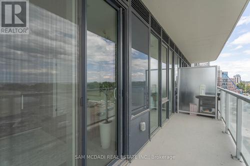 608 - 220 Missinnihe Way, Mississauga (Port Credit), ON - Outdoor With Balcony With Exterior