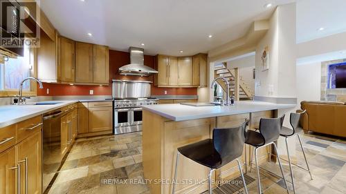 6124 Hardesty Crescent, Mississauga (East Credit), ON - Indoor Photo Showing Kitchen With Stainless Steel Kitchen With Upgraded Kitchen