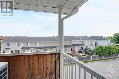 Balcony off bedroom - 202 Chapman Mills Drive, Ottawa, ON - Outdoor With Balcony With Exterior