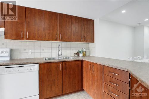 202 Chapman Mills Drive, Ottawa, ON - Indoor Photo Showing Kitchen With Double Sink