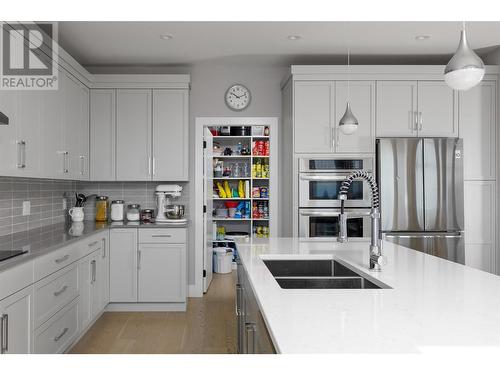 2510 Tallus Heights Lane, West Kelowna, BC - Indoor Photo Showing Kitchen With Double Sink