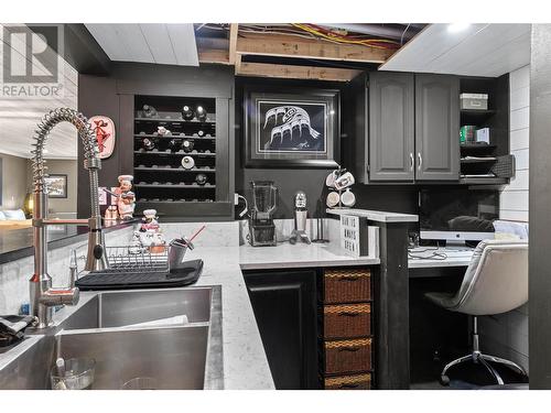 2449 Waverly Place, Blind Bay, BC - Indoor Photo Showing Kitchen With Double Sink