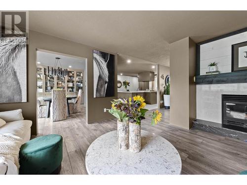 2449 Waverly Place, Blind Bay, BC - Indoor Photo Showing Living Room With Fireplace