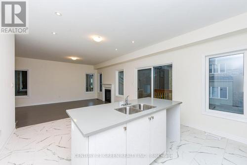 3932 Leonardo Street, Burlington (Alton), ON - Indoor Photo Showing Kitchen With Double Sink