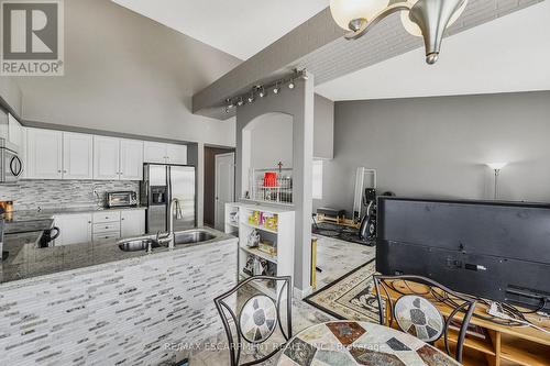 491-493 Dewitt Road, Hamilton (Lakeshore), ON - Indoor Photo Showing Kitchen With Double Sink