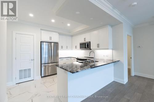 201 - 1975 Fountain Grass Drive, London, ON - Indoor Photo Showing Kitchen With Stainless Steel Kitchen With Upgraded Kitchen