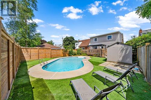 54 Tower Drive, Toronto (Wexford-Maryvale), ON - Outdoor With In Ground Pool With Deck Patio Veranda