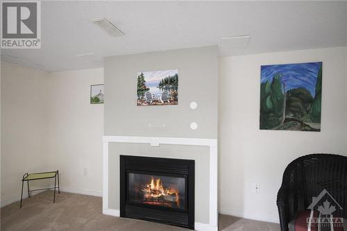 105 Rustwood Private, Ottawa, ON - Indoor Photo Showing Living Room With Fireplace