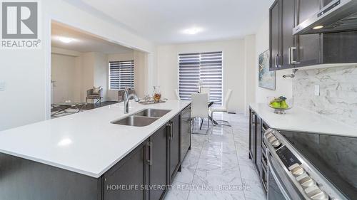 15 Neil Promenade, Caledon, ON - Indoor Photo Showing Kitchen With Double Sink